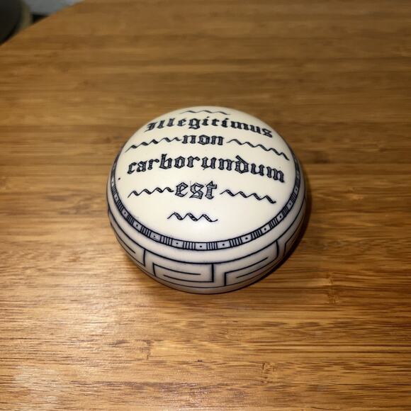 Motivational Faux Scrimshaw Resin Paper Weight made in Great Britain - Picture 2 of 4